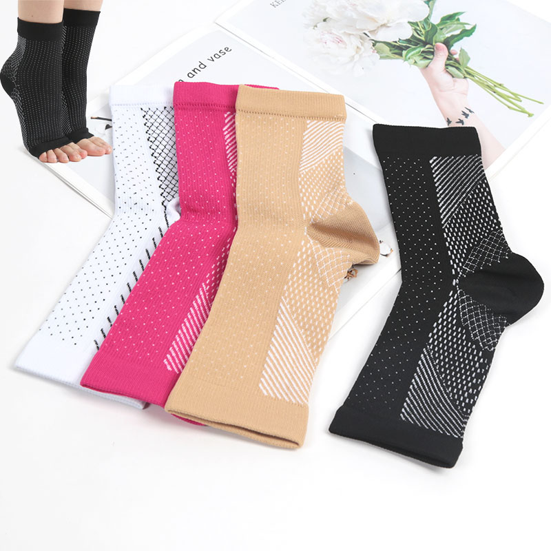 Ankle Brace Sock - Kaus Kaki Tekanan Uniseks Penopang Sendi