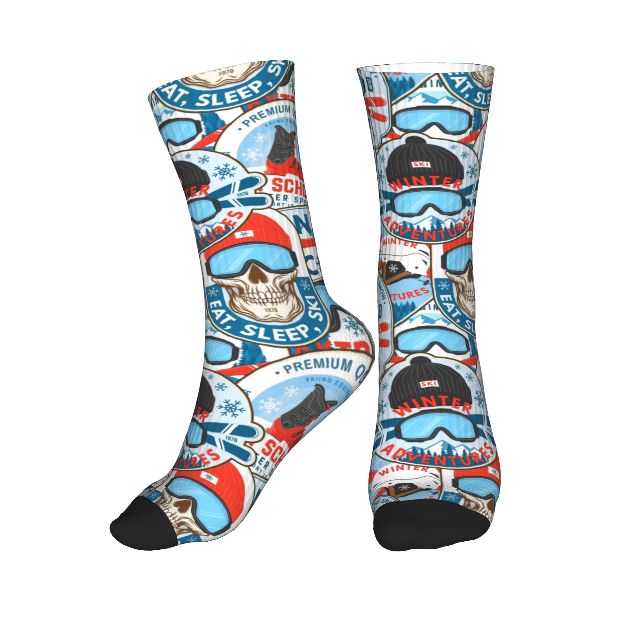 Dress Sock Men - Kaus Kaki Cetak Tanpa Jahitan Klub