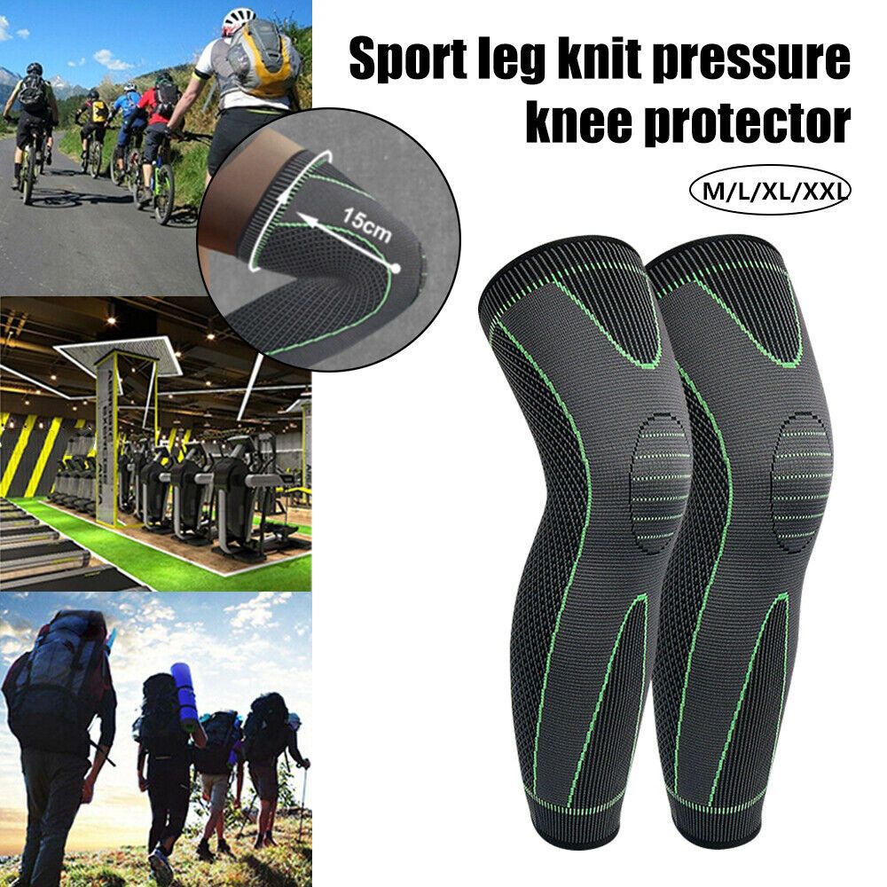 Compression Sleeve Calf - Bantalan lutut, pendukung lutut kompresi panjang