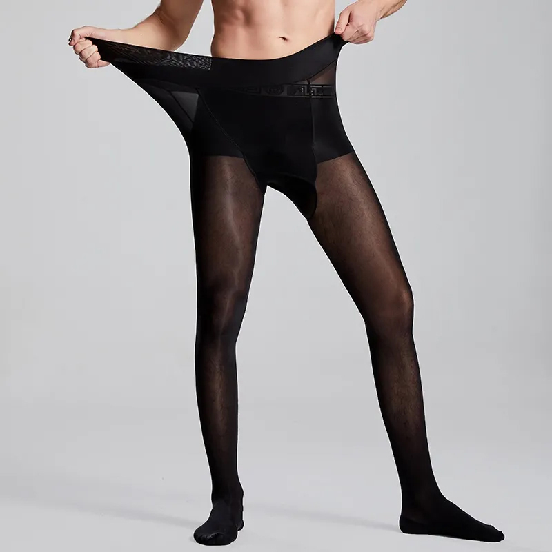 Tights Pantyhose Sheer - Stoking Pria Ukuran Besar Seksi Transparan
