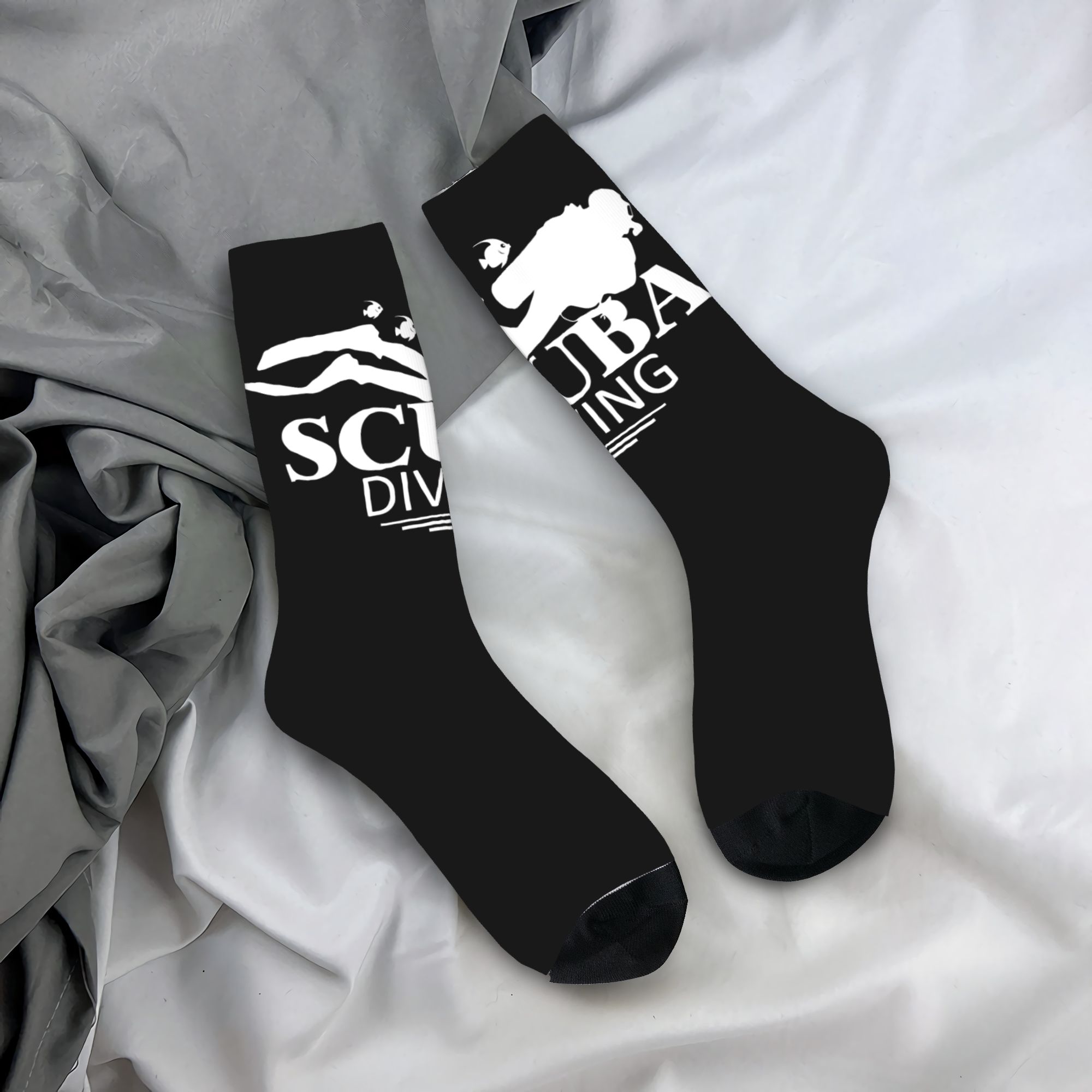 Dress Sock Men - Kaos Kaki Kru Selam Lucu Kustom