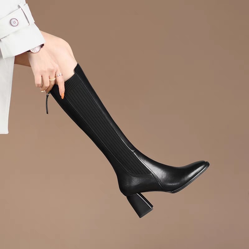 Knee High Sock Women - Sepatu Bot Setinggi Paha Wanita Musim
