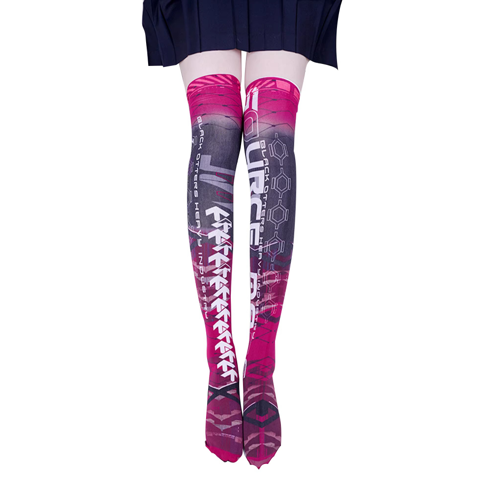 Knee High Sock Women - Stoking Robot AI Mech Game Anime,