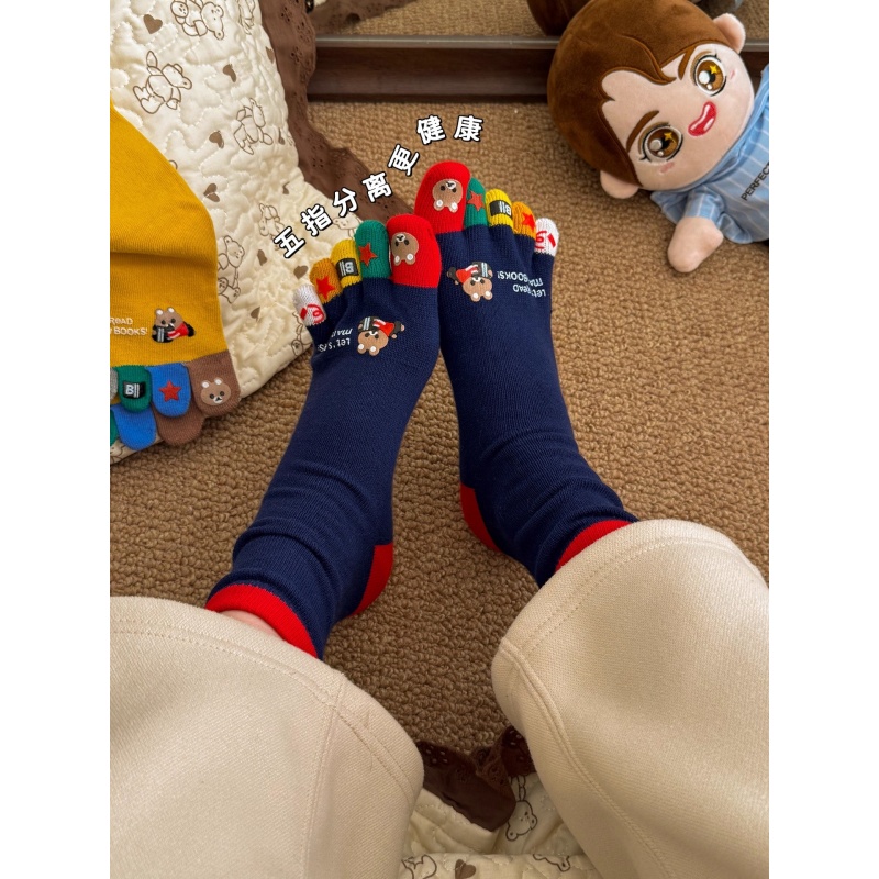 Toe Sock Split - Kaos Kaki Lima Jari Wanita Model
