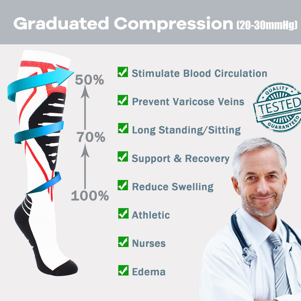 1 Pasang Kaus Kaki Kompresi un - Compression Sock Medical ulasan dan harga