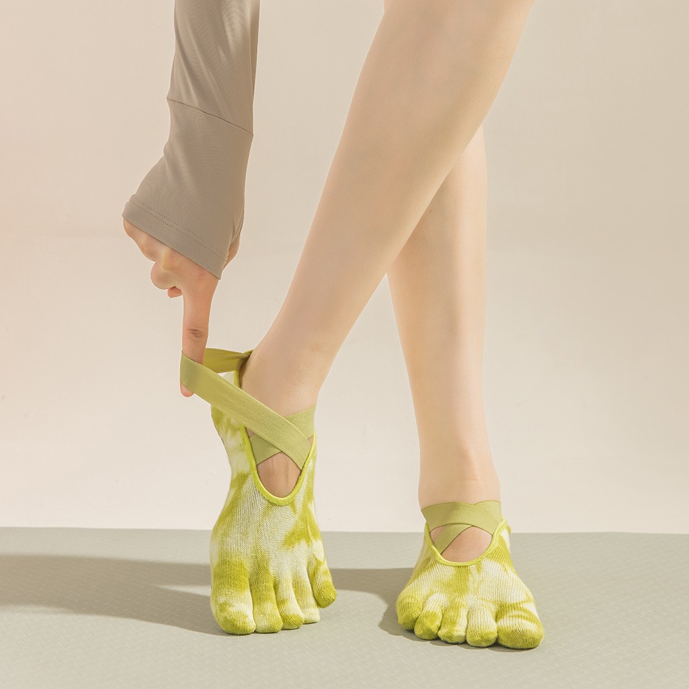 Kaos Kaki Wanita Tie-Dye denga - Grip Sock Yoga ulasan dan harga
