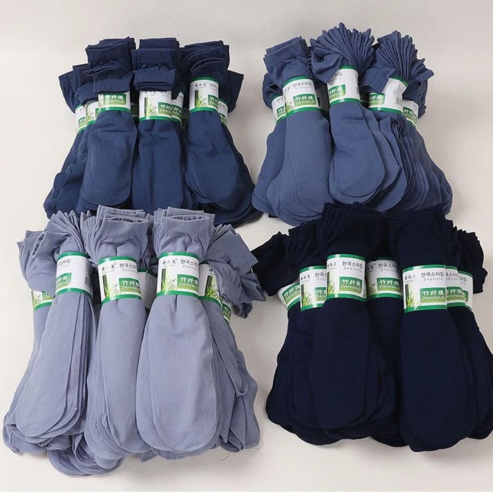 10 pasang kaos kaki pria baru  - Silk Sock Bamboo ulasan dan harga