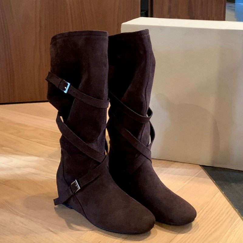 Sepatu bot wanita 2026 gaya In - Knee High Sock Women ulasan dan harga