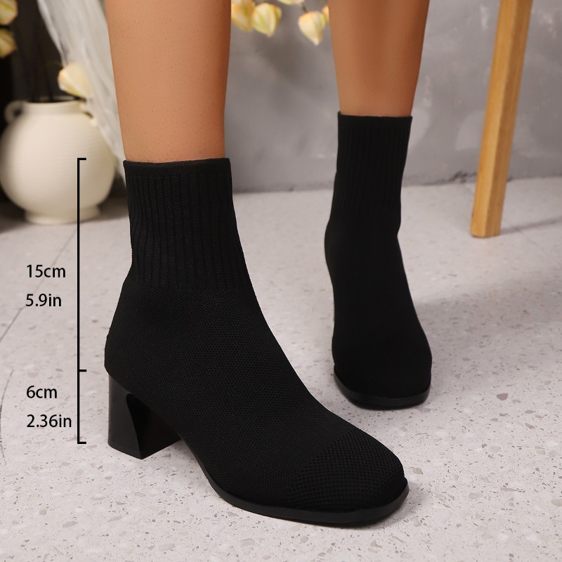 Sepatu Bot Wanita Model Rajut  - No Show Sock Women ulasan dan harga