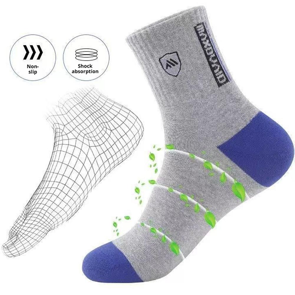 5 Pasang Kaos Kaki Pria Anti B - Cotton Crew Sock Pack ulasan dan harga