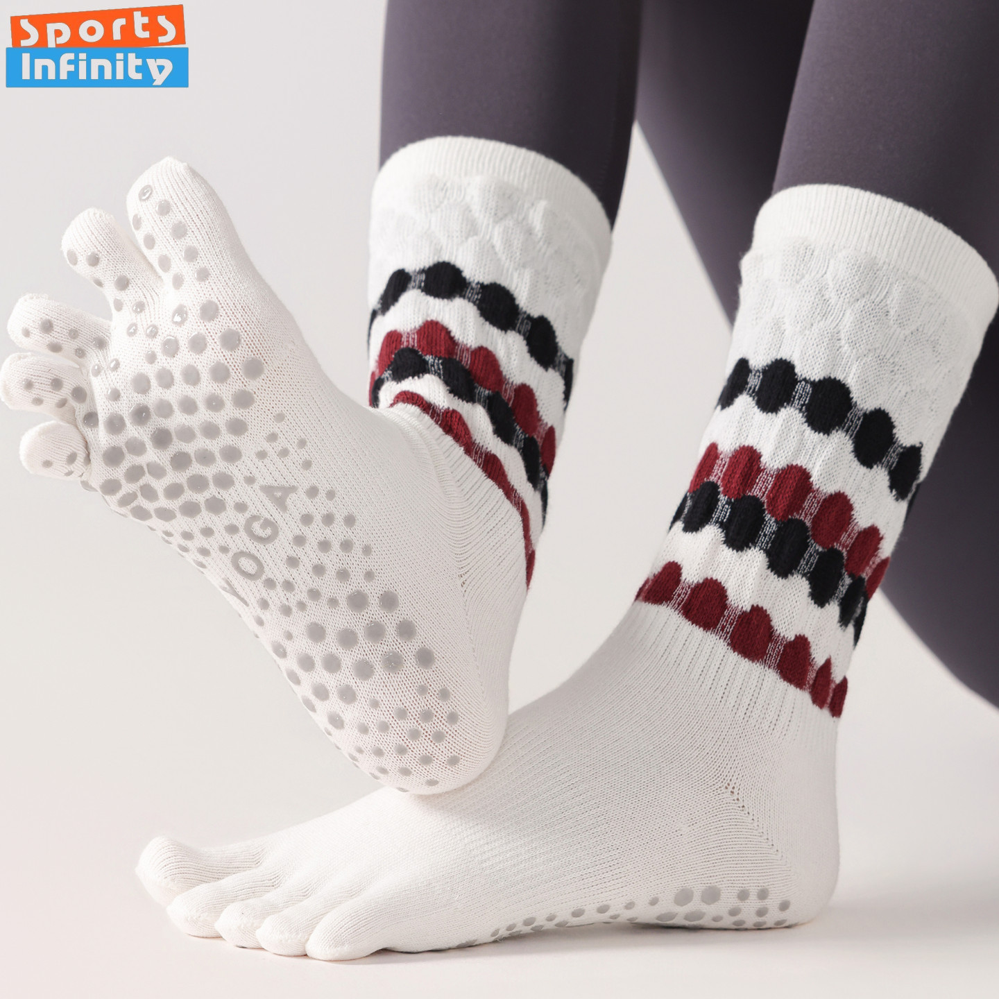 Kaus Kaki Yoga Lima Jari Anti  - Toe Sock Split ulasan dan harga