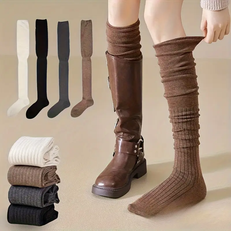 1-10 Pasang Kaus Kaki Tinggi P - Boot Sock Slouchy ulasan dan harga