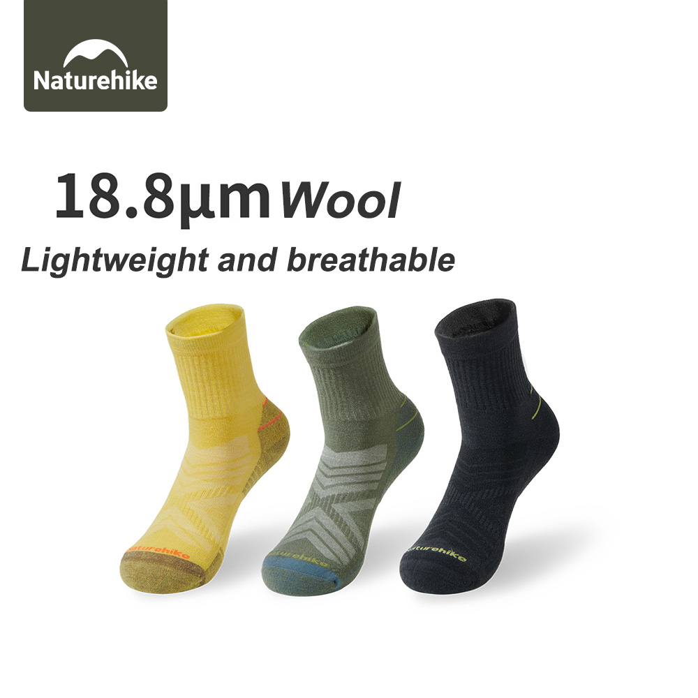 Kaus Kaki Olahraga Naturehike  - Wool Hiking Sock ulasan dan harga