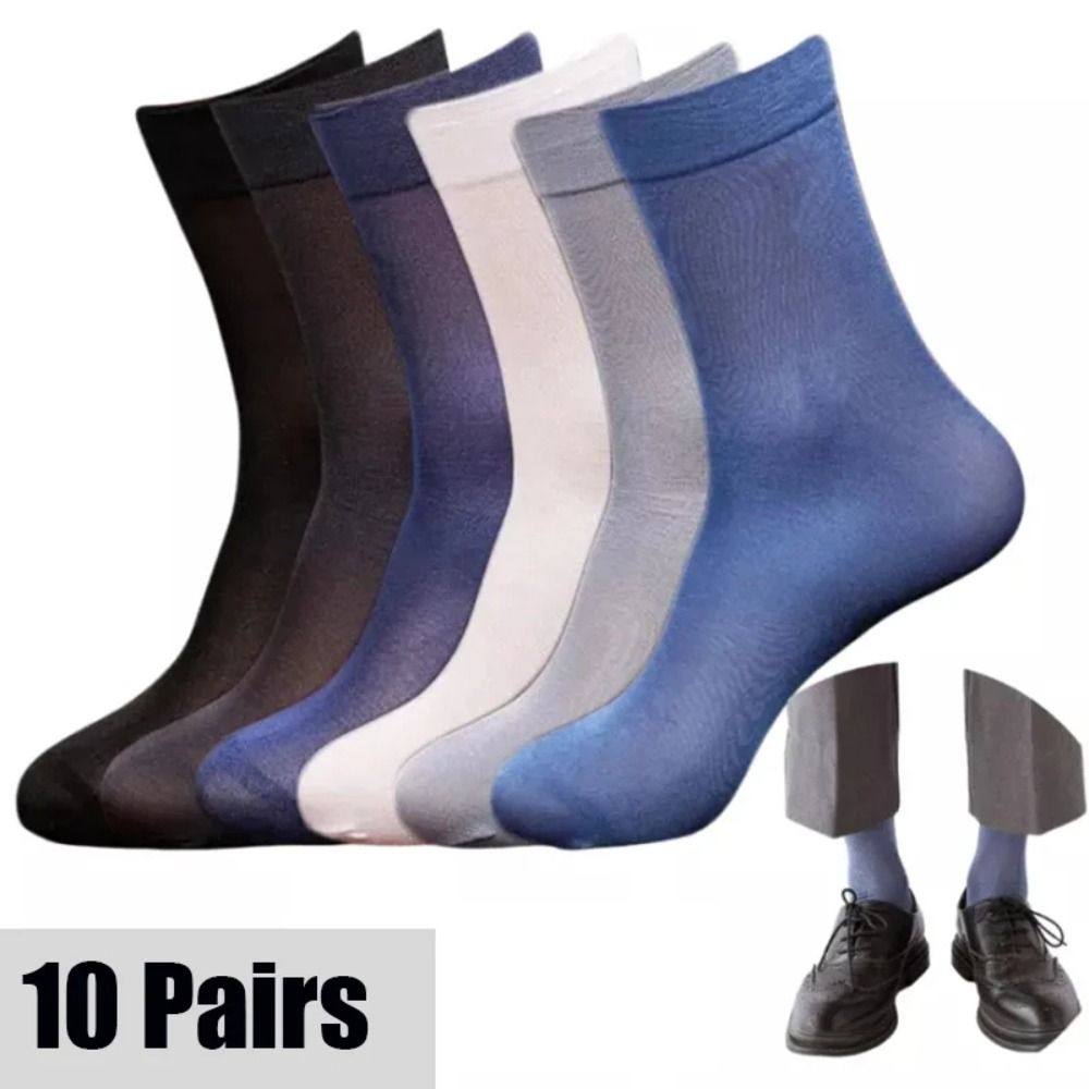 10 pasang Kaos Kaki Pria Baru  - Silk Sock Bamboo ulasan dan harga