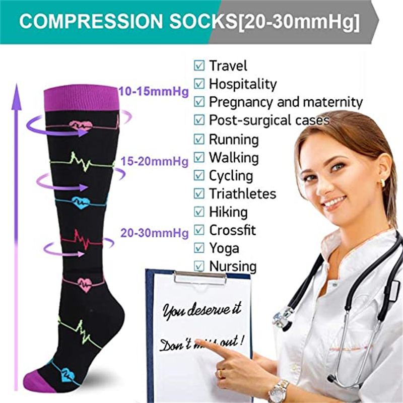 Kaus Kaki Kompresi Uniseks unt - Compression Sock Medical ulasan dan harga