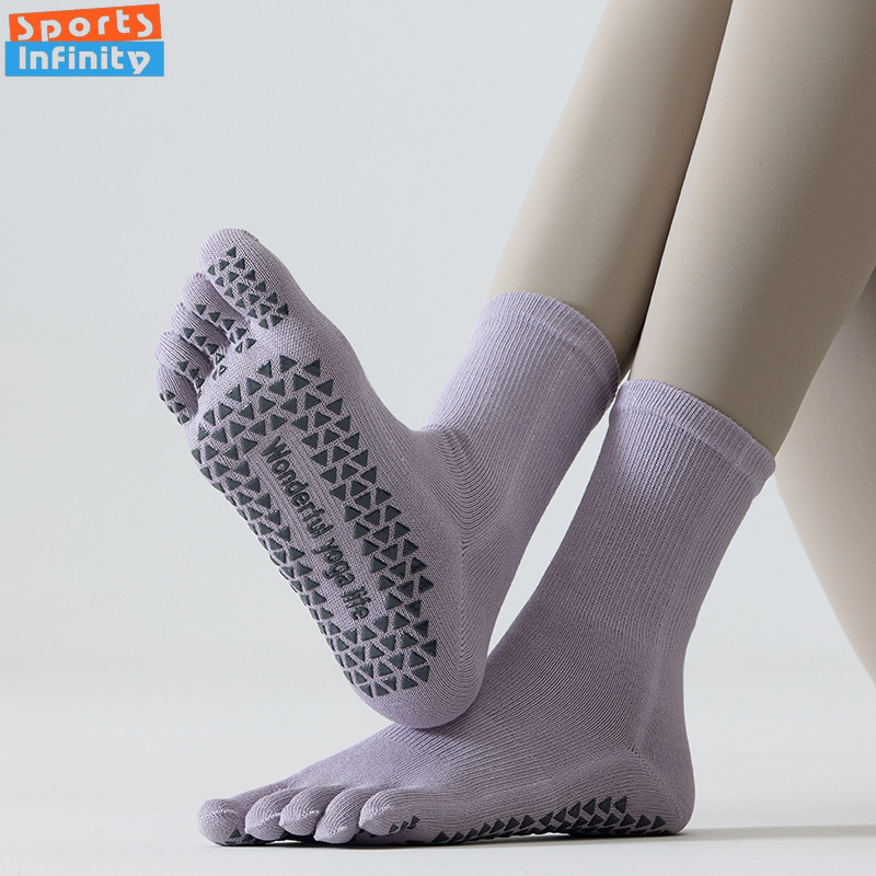 Kaos Kaki Yoga Lima Jari Anti  - Toe Sock Split ulasan dan harga