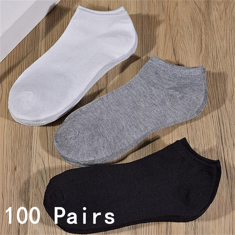 Grosir 50/100 Pasang Kaos Kaki - Ankle Sock Low Cut ulasan dan harga