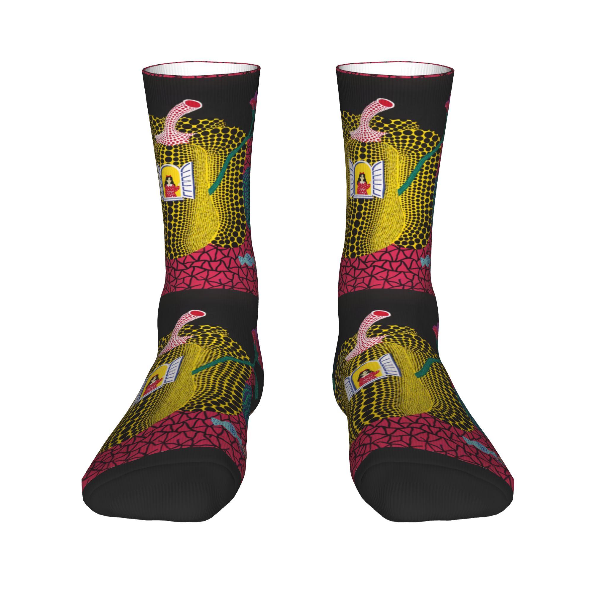 Kaus Kaki Pria Lukisan Abstrak - Dress Sock Men ulasan dan harga