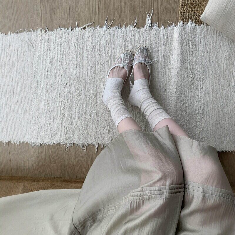 1 Pasang Penutup Kaki Berbahan - Boot Sock Slouchy ulasan dan harga