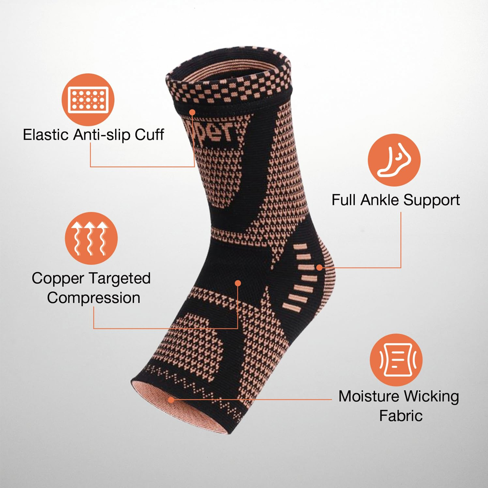 2 Buah Penyangga Pergelangan K - Ankle Brace Sock ulasan dan harga