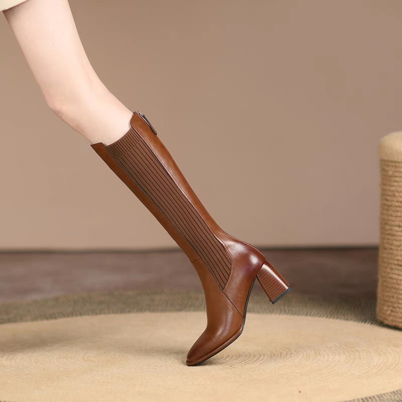 Sepatu Bot Setinggi Paha Wanit - Knee High Sock Women ulasan dan harga