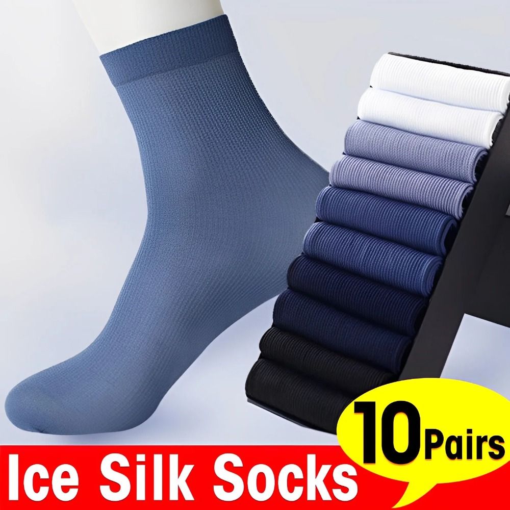10 Pasang Kaus Kaki Sutra Es P - Silk Sock Bamboo ulasan dan harga