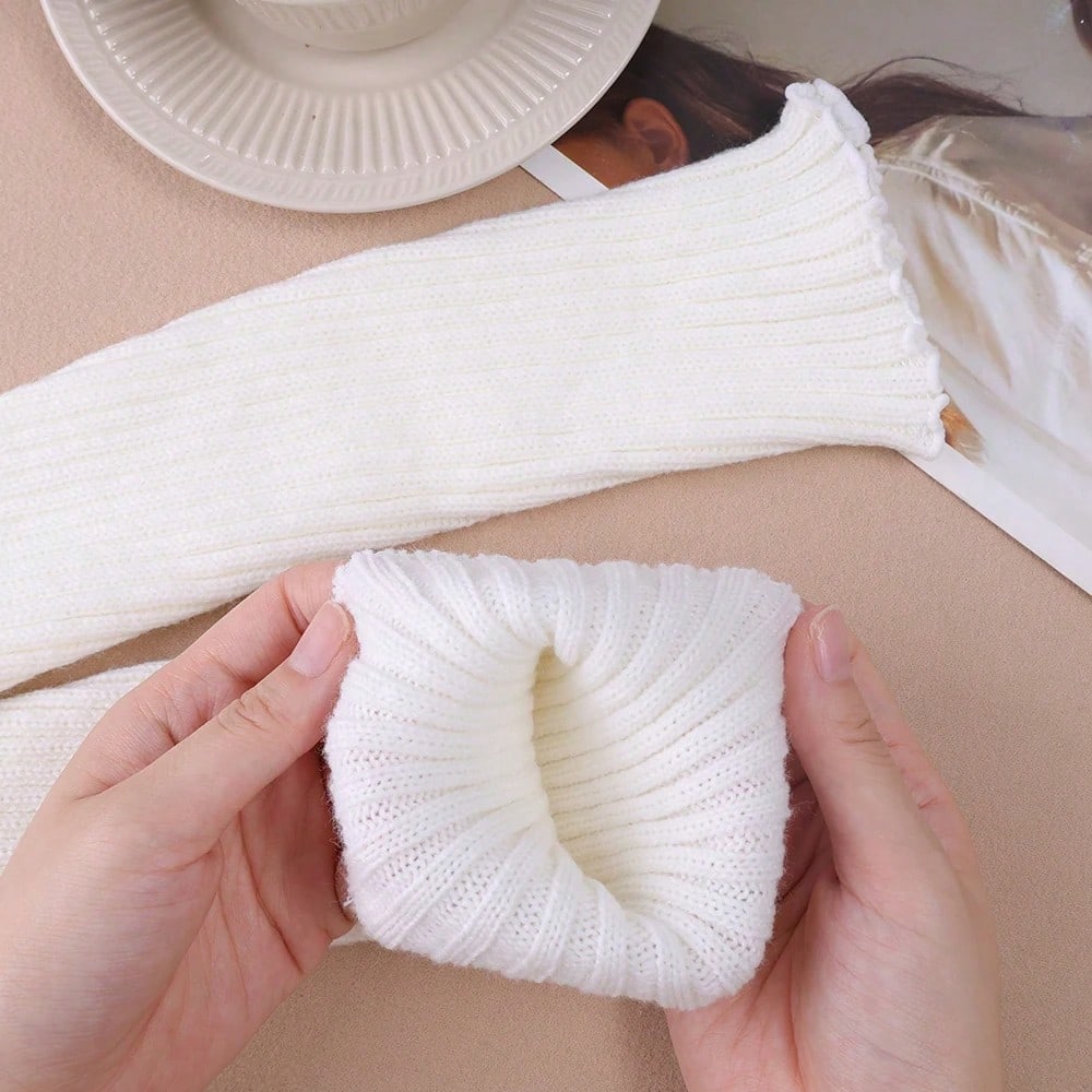 2 Buah Kaus Kaki Rajut Bergari - Boot Sock Slouchy ulasan dan harga