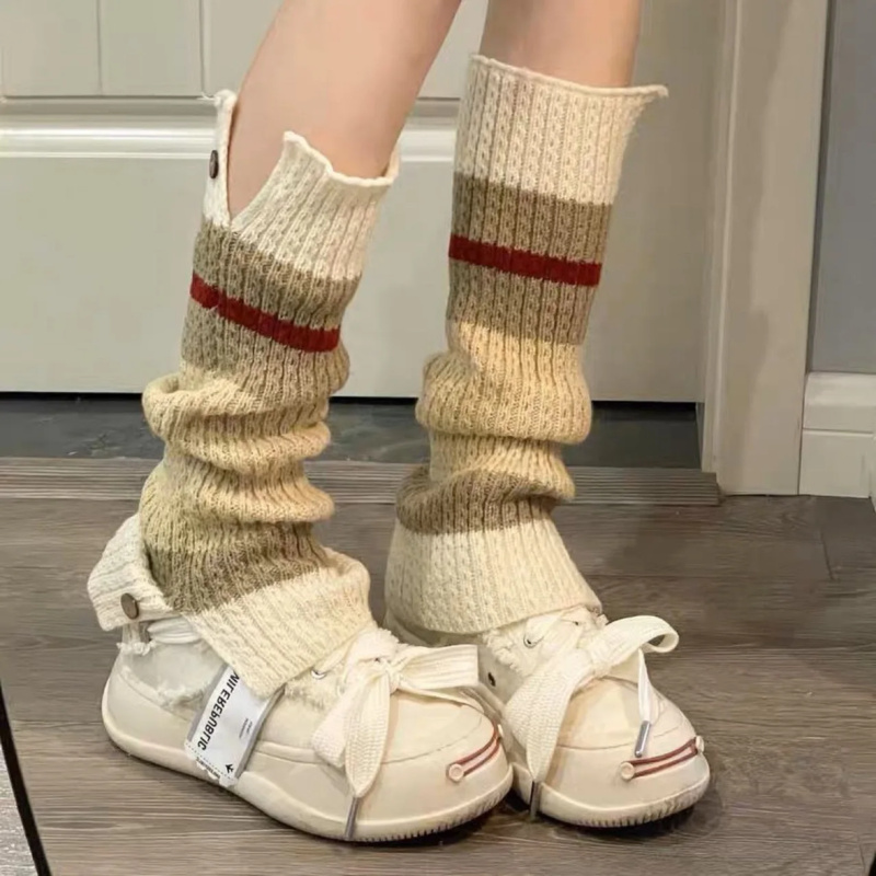 Baru ​ Penghangat Kaki Rajut Y - Boot Sock Slouchy ulasan dan harga