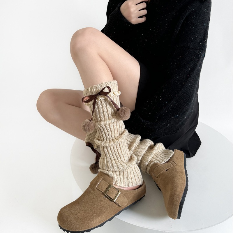 Penghangat Kaki Rajut Unta den - Boot Sock Slouchy ulasan dan harga