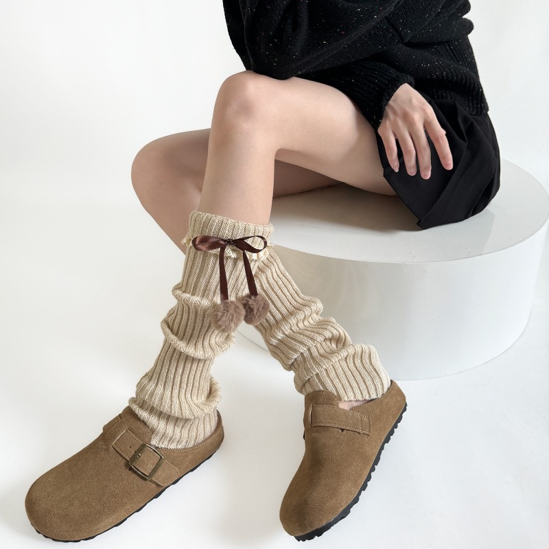 Penghangat Kaki Rajut Unta den - Boot Sock Slouchy ulasan dan harga