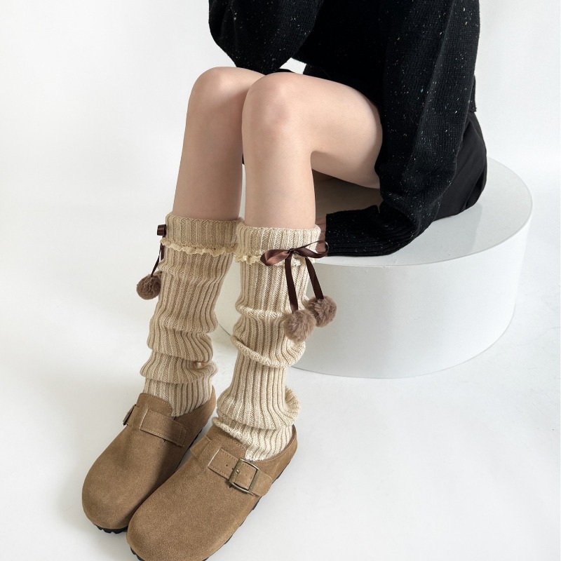 Penghangat Kaki Rajut Unta den - Boot Sock Slouchy ulasan dan harga