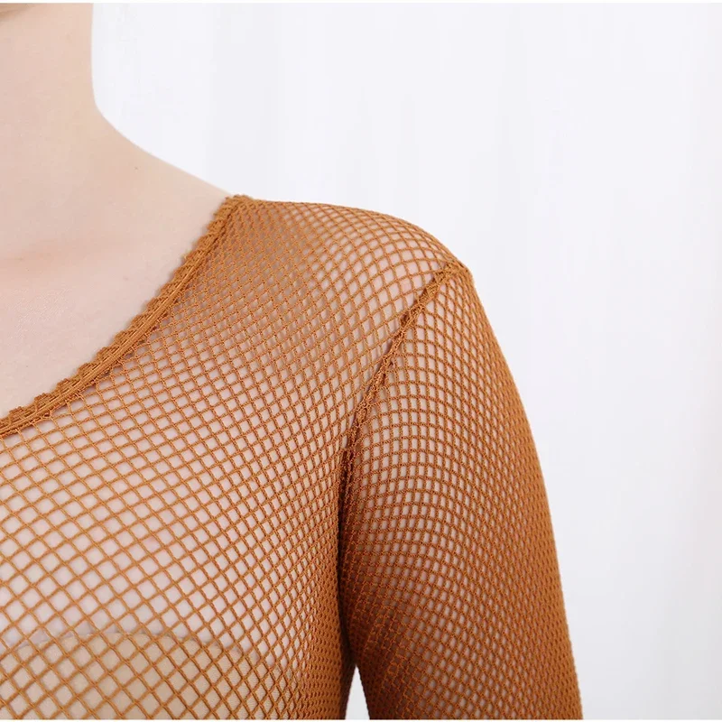 Jumpsuit Tari Latin Full Body  - Fishnet Stocking Women ulasan dan harga