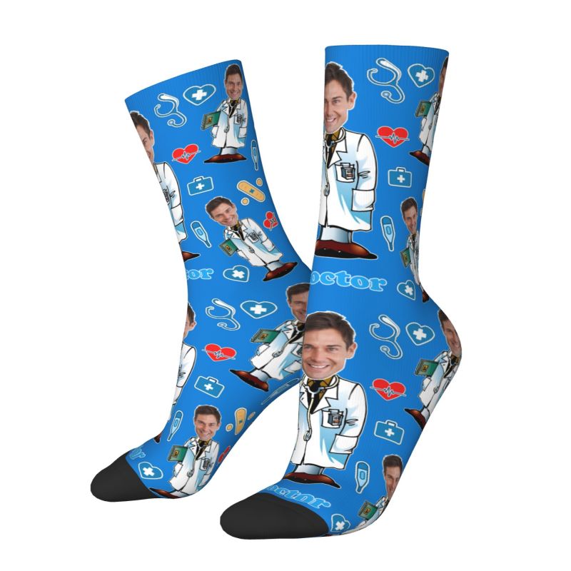 Kaos Kaki Unisex Desain Foto W - Dress Sock Men ulasan dan harga