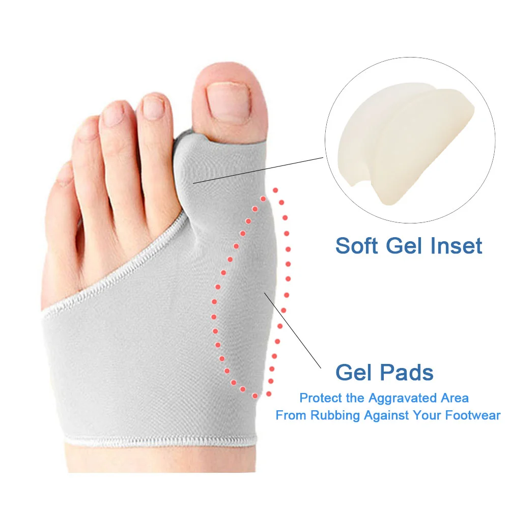2 buah pemisah jari kaki korek - Ankle Brace Sock ulasan dan harga